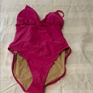 Old Navy Fuchsia One-Piece Swimsuit